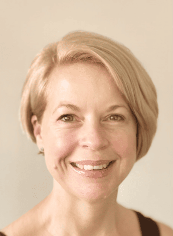 The image is of physiotherapy researcher Kerry Peek